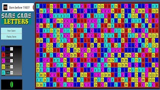 Same Game LETTERS 海报