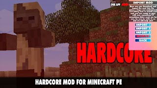 Hardcore Mod for Minecraft PE ảnh chụp màn hình 5
