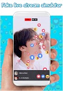 jimin bst Fake call & chat ภาพหน้าจอ 1