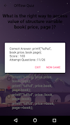 C Programming Quiz syot layar 2