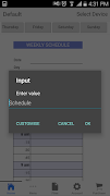 Weekly Schedule imagem de tela 6