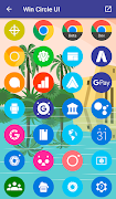 Win Circle - Icon Pack スクリーンショット 3
