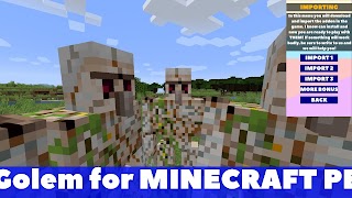 Golem Mod for Minecraft PE تصوير الشاشة 2