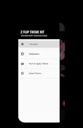 2 Schermata Z Flip Theme kit