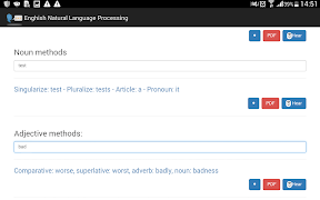 برنامه‌نما English Language Processing عکس از صفحه