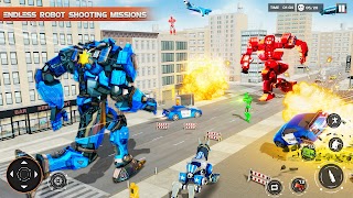 Game Transformasi Robot Perang screenshot 5
