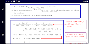 7 Schermata Partial fractions Pure Math