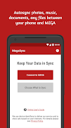 Autosync for MEGA - MegaSync 포스터