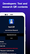 برنامه‌نما Hackqr - QR Reader to control  عکس از صفحه