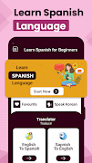 Learn Spanish for Beginners ภาพหน้าจอ 1