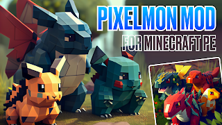Pixelmon Mod for Minecraft PE 海報