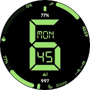 Segmented - watchface الملصق