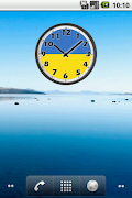 Ukraine Clock Poster