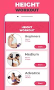 Height Increase Workouts: Home screenshot 6