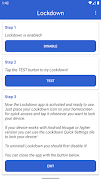 2 Schermata Lockdown - Protect Your Device