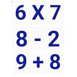 Maths flash card - Addition