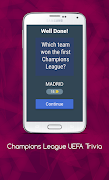 Champions League UEFA Trivia скриншот 1