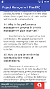 Project Management Plan FAQ screenshot 3