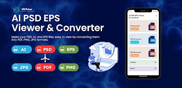 AI PSD EPS Viewer & Converter Affiche
