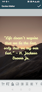 Quotes Maker - Create quote pictures Screenshot 1