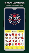 برنامه‌نما Cricket Logo Maker & Designer عکس از صفحه