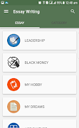Essay Writing captura de pantalla 2