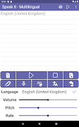 برنامه‌نما Speak It - Multilingual عکس از صفحه