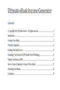 Ebook Generator تصوير الشاشة 1