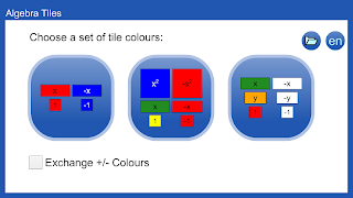Algebra Tiles by mathies постер