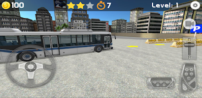 School City Bus Parking 3D screenshot 1