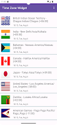 Time Zone Widget ภาพหน้าจอ 3