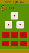 Dice High Low تصوير الشاشة 1