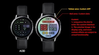 Mixed color Function Wear OS poster