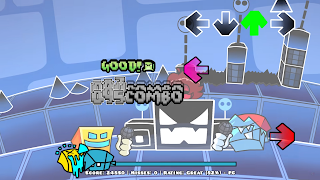 FNF Geometry In Friday Night Screenshot 4