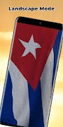 Cuba Flag Live Wallpaper 스크린샷 2