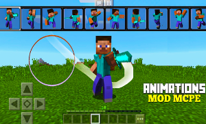 Animations Mods for Minecraft โปสเตอร์
