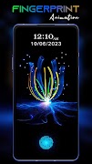 Neon Fingerprint Animation 4k screenshot 5