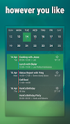 Event Flow Calendar Widget capture d'écran 6