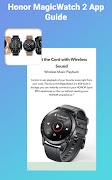 Honor Magic Watch 2 App Guide اسکرین شاٹ 2