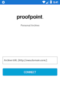 2 Schermata Proofpoint Mobile Archive