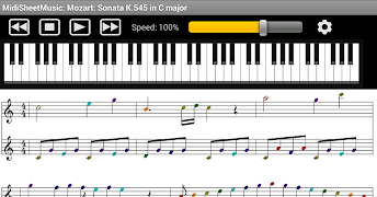 Midi Sheet Music imagem de tela 2