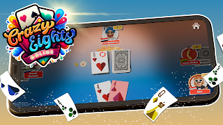 Crazy Eights Online screenshot 1
