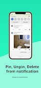 Pin Notes in notification screenshot 2