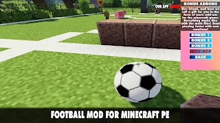 Football Mod for Minecraft PE syot layar 3