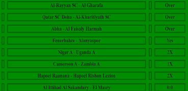 Correct score tips تصوير الشاشة 2