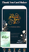 Thankyou Invitation Card Maker تصوير الشاشة 5