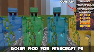 Iron Golem Mod Minecraft PE capture d'écran 7