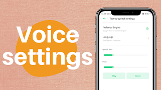 برنامه‌نما Text to Speech عکس از صفحه