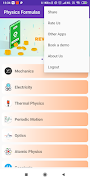 Physics Formulae for 11, 12, NEET, AIIMS, JEE スクリーンショット 1