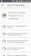 Learn C Programming Ekran Görüntüsü 3